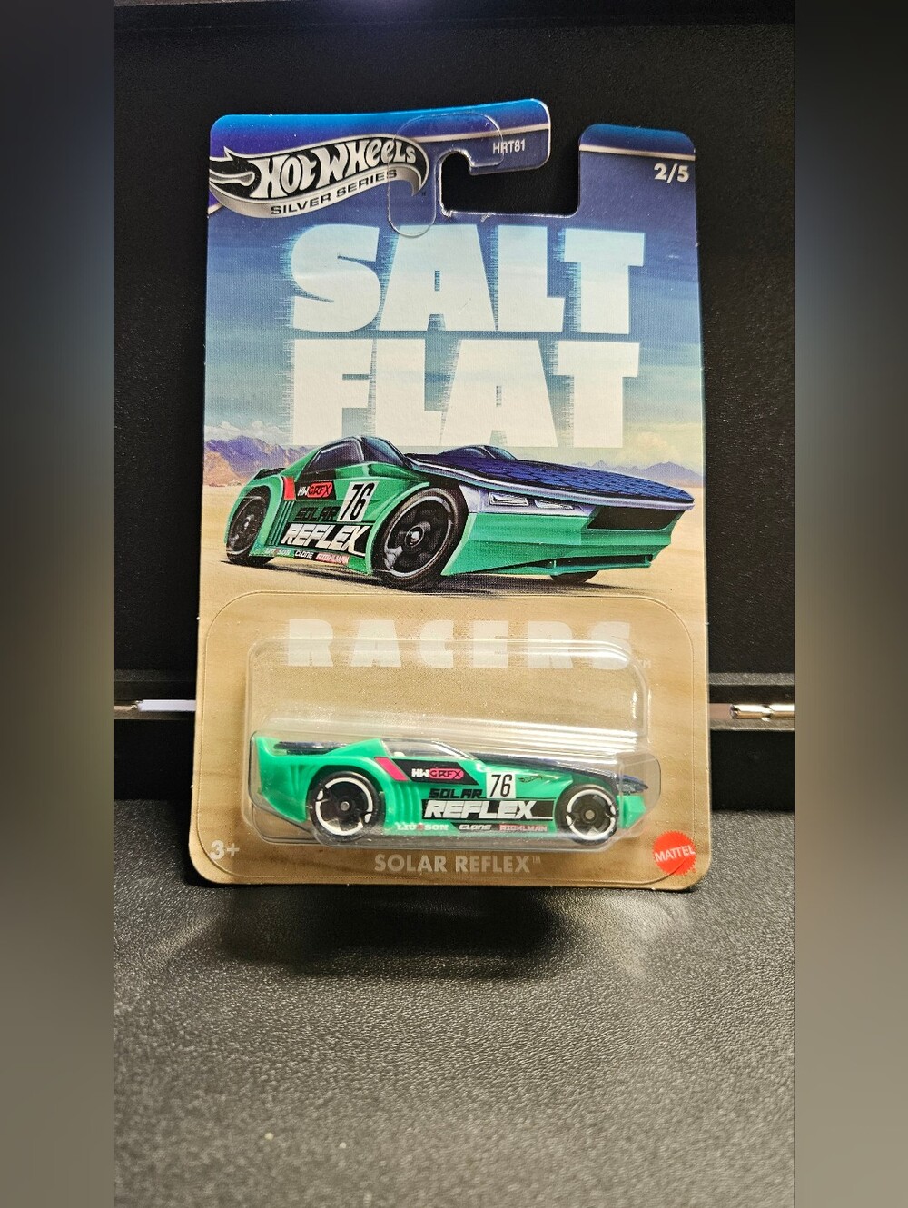 Mattel Silver Series Salt Flat Solar Reflex package slightly damaged in sto